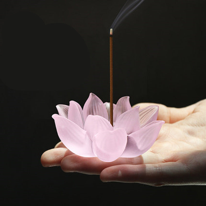 Avtoit | Aromatherapy Colored Glaze Lotus Incense Burner