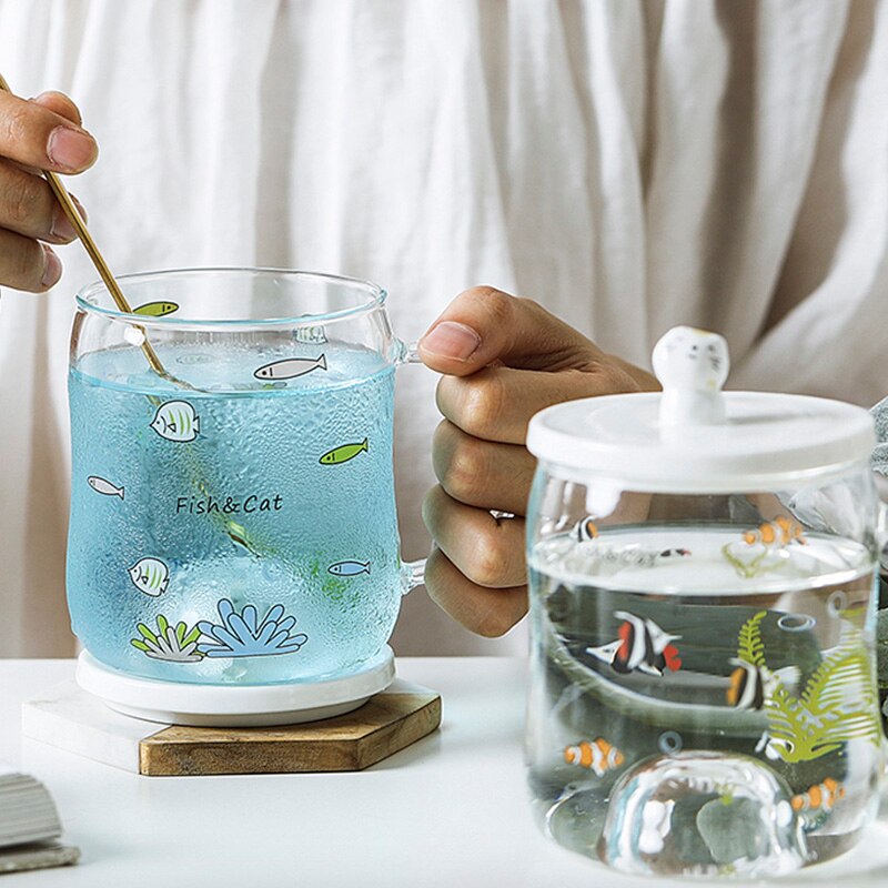 Avtoit | Cartoon Cat Transparent Floating Mug