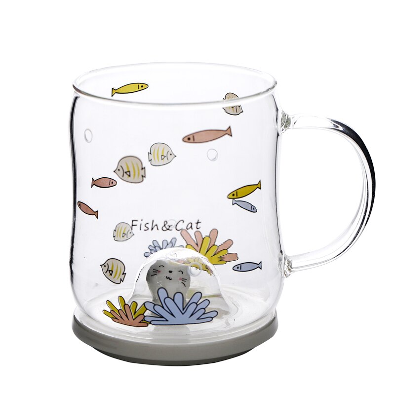 Avtoit | Cartoon Cat Transparent Floating Mug