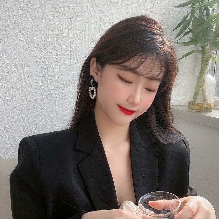 Avtoit | Korean Temperament Retro Rhinestone Bow Clip Earrings