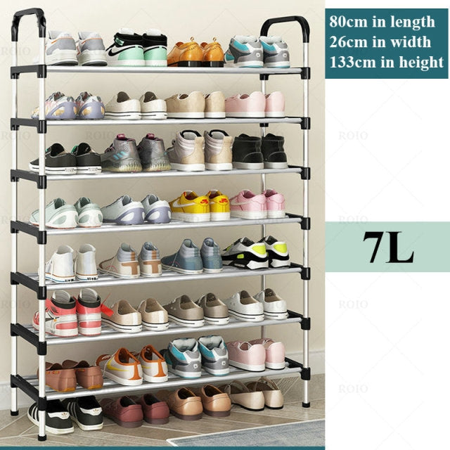 Avtoit | Adjustable 30 Pair Shoe Rack Space Saving Storage Organizer