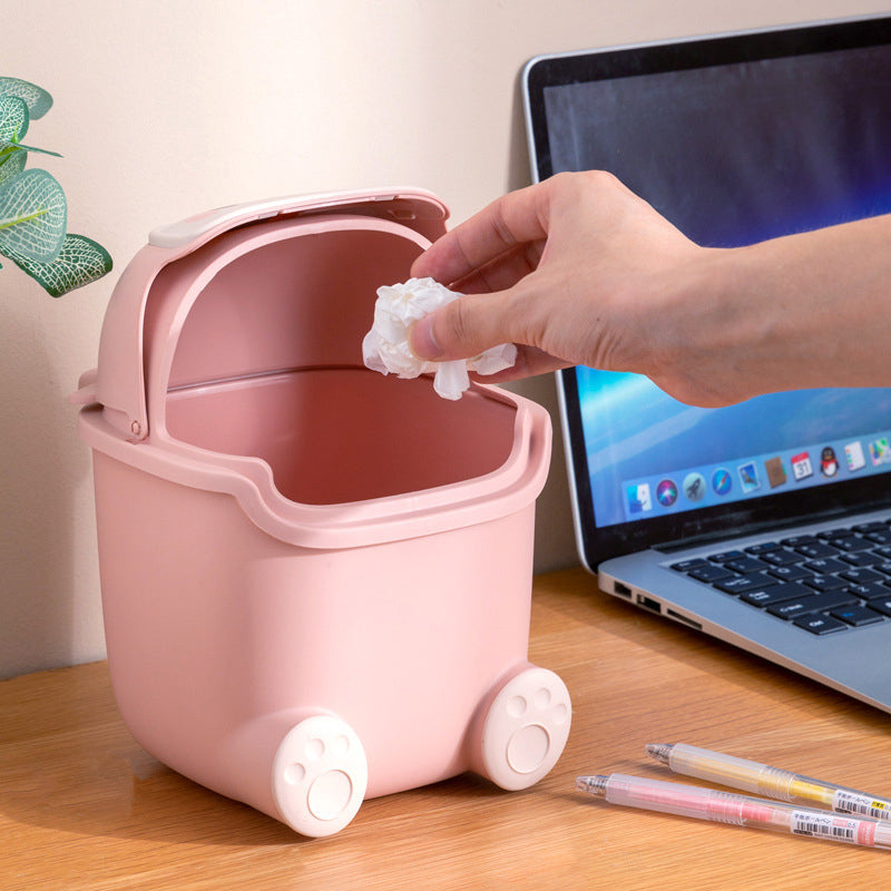 Avtoit | Lazy Penguin Office Mini Trash Can