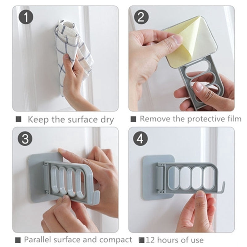 Avtoit | Foldable Sticky Mini Wall Hanger Hook