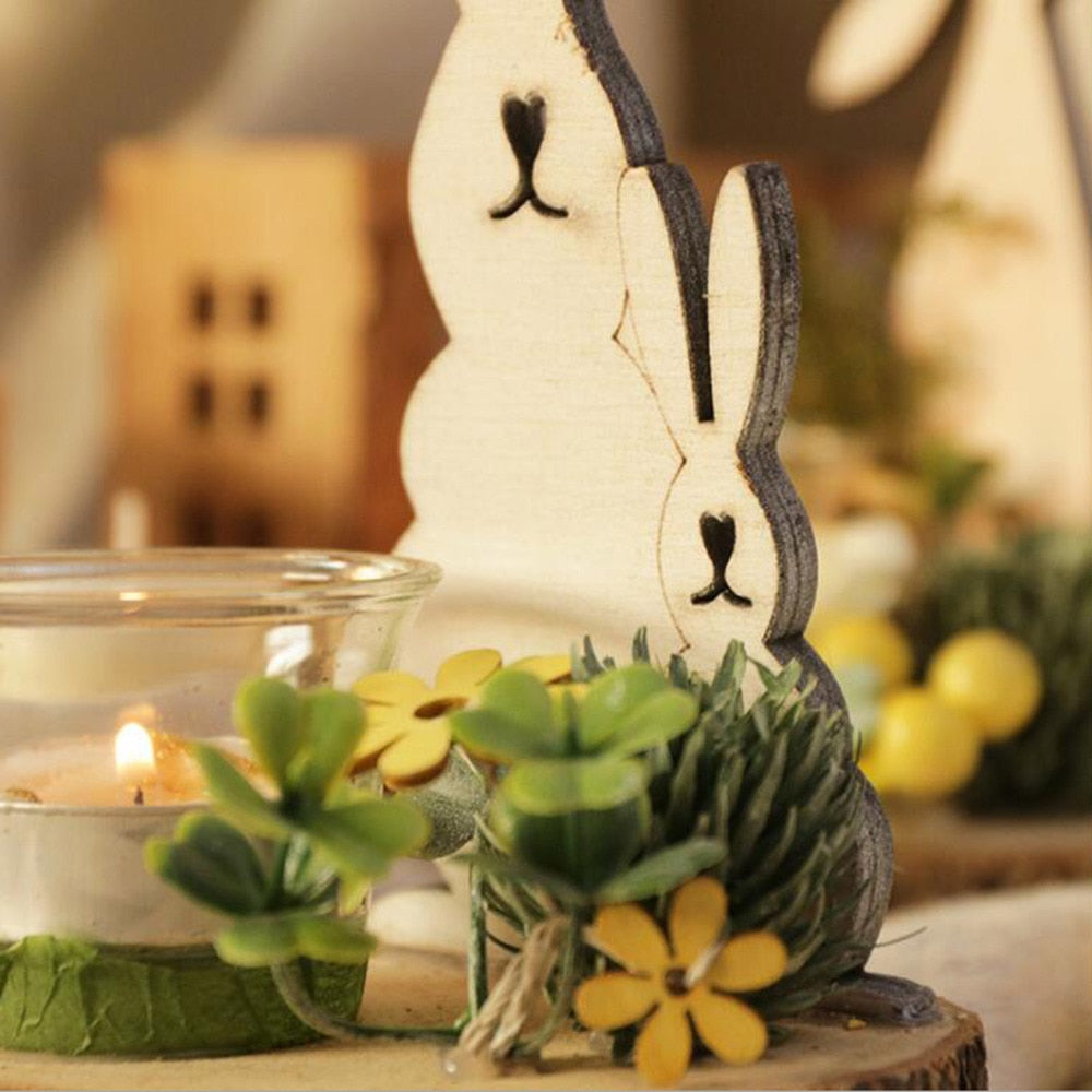 Avtoit | Easter Bunny Nordic Candle Holder Rabbit