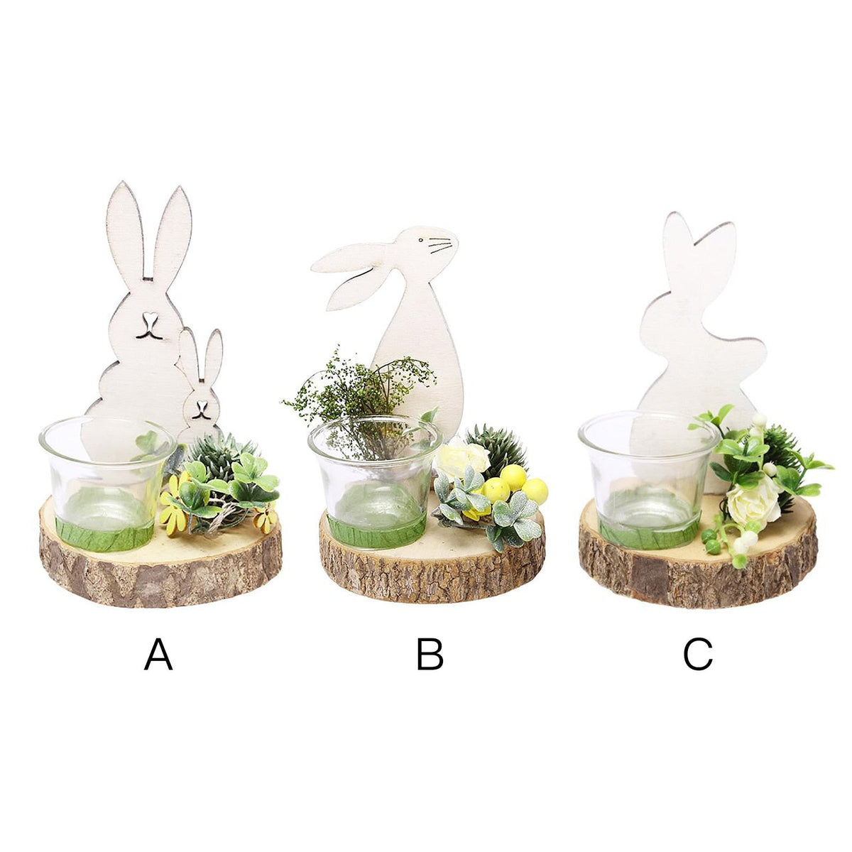 Avtoit | Easter Bunny Nordic Candle Holder Rabbit