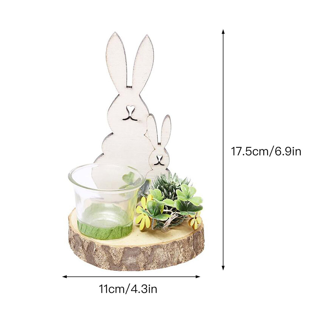 Avtoit | Easter Bunny Nordic Candle Holder Rabbit