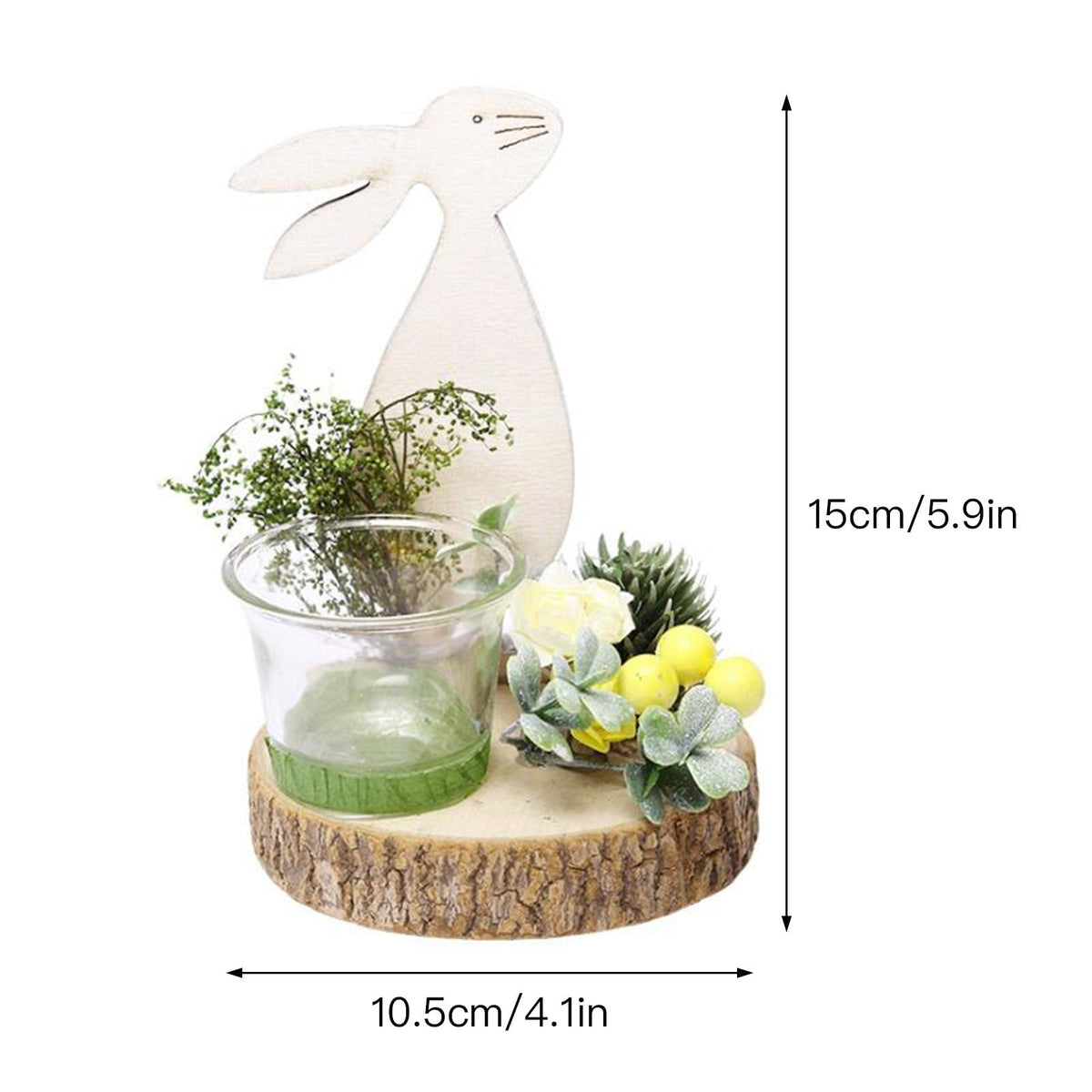 Avtoit | Easter Bunny Nordic Candle Holder Rabbit