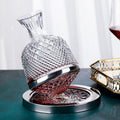Avtoit | Elegant Crystal Spinning Glass Wine Decanter