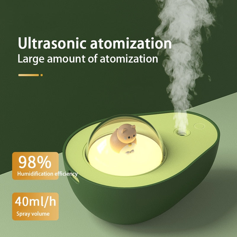 Avtoit | Cute Avocado Humidifier Night Lamp