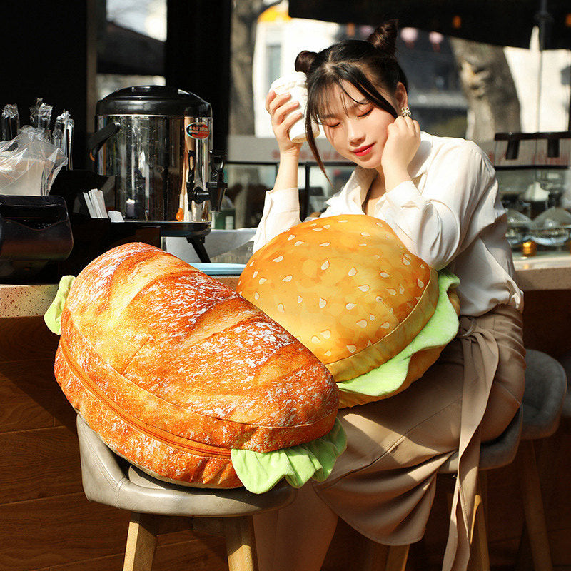 Avtoit | 2in1 Comfy Hamburger Pillow Seat Cushion