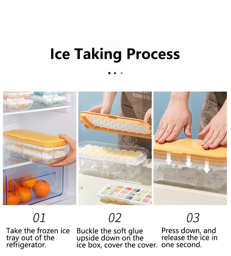 Avtoit | Double Layer Lazy Ice Maker Storage Box