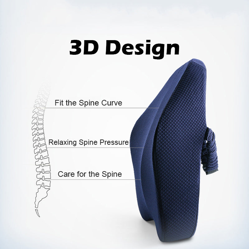 Avtoit | Office Chair Memory Foam Cushion Pillow Set