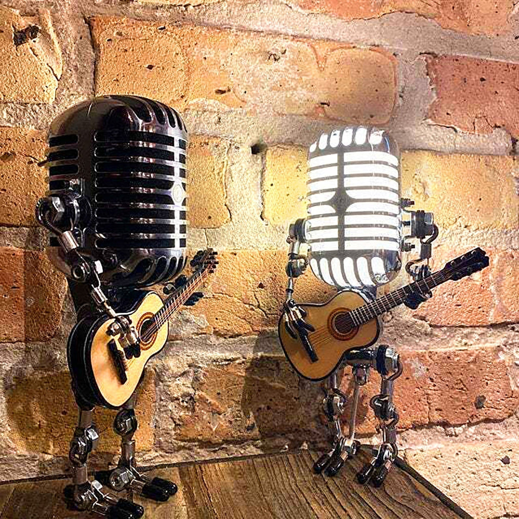 Avtoit | Vintage Guitar Playing Microphone Robot Lamp