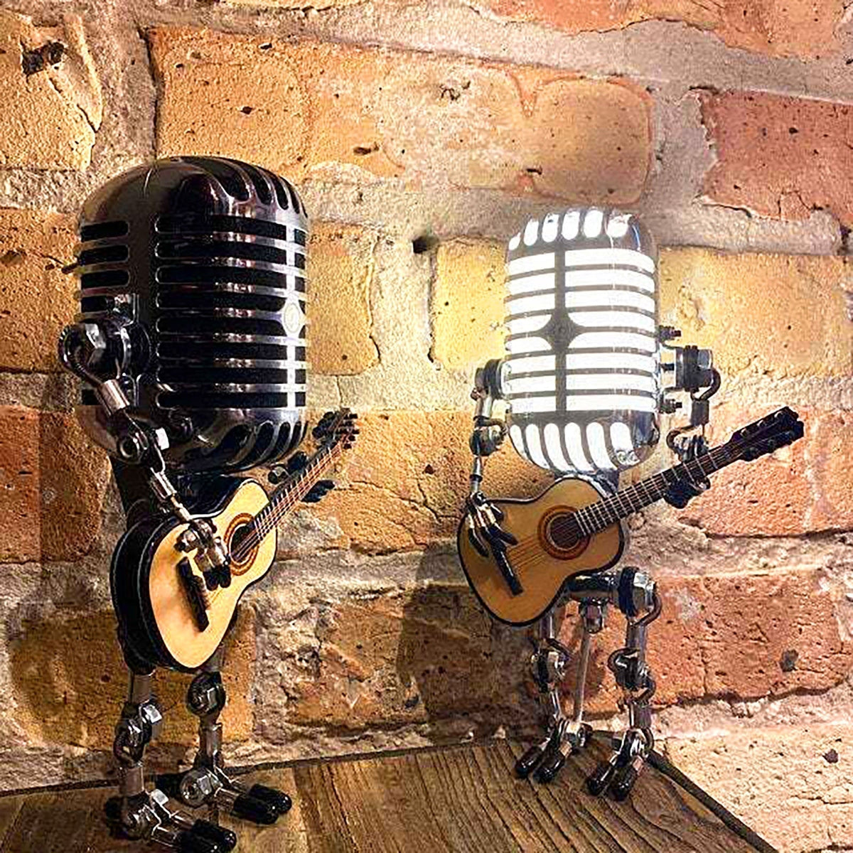 Avtoit | Vintage Guitar Playing Microphone Robot Lamp