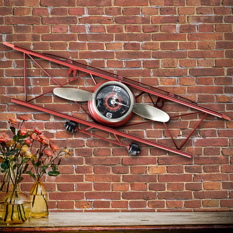 Avtoit | Creative Retro Aircraft Wall Clock