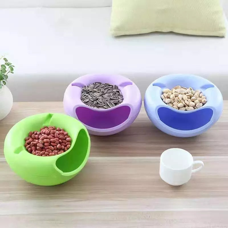Avtoit | Multifunctional Double Layer Dish with Phone Holder