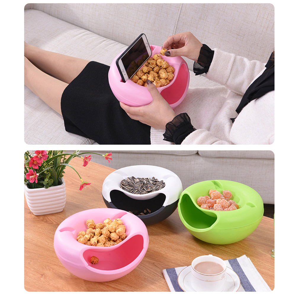 Avtoit | Multifunctional Double Layer Dish with Phone Holder