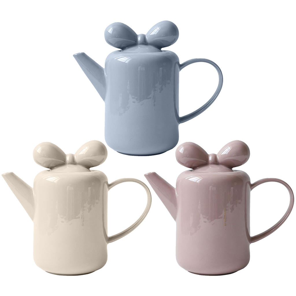 Avtoit | Bow Knot Design Porcelain Tea Pot