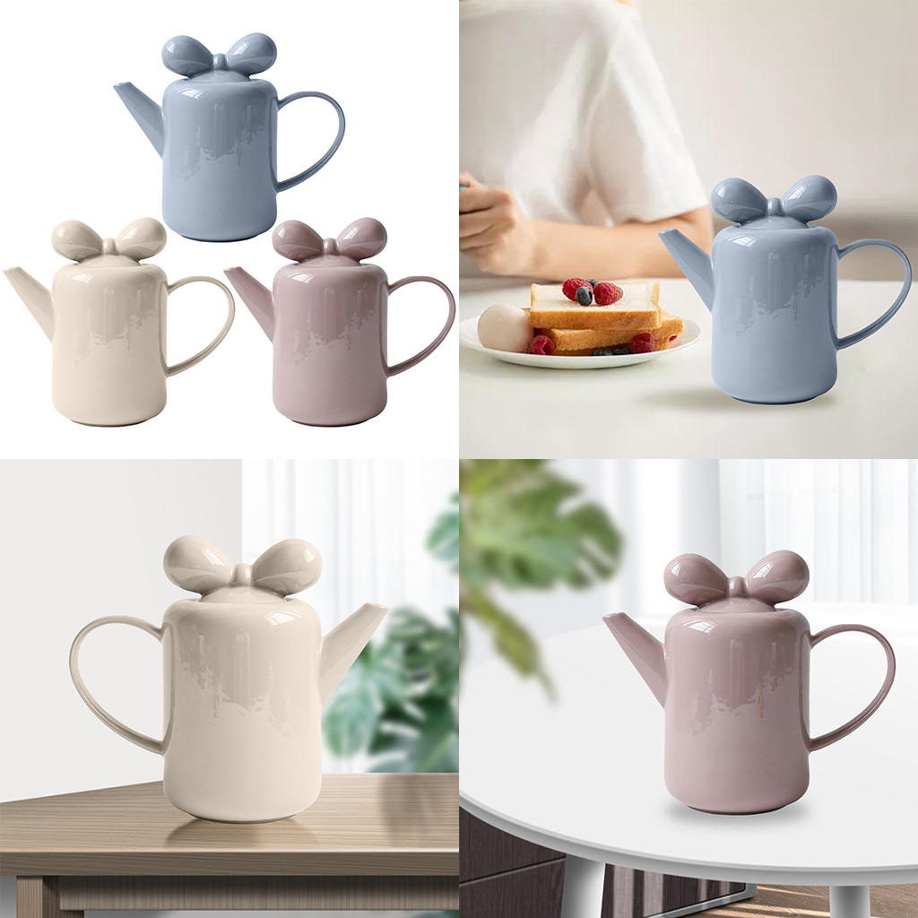 Avtoit | Bow Knot Design Porcelain Tea Pot