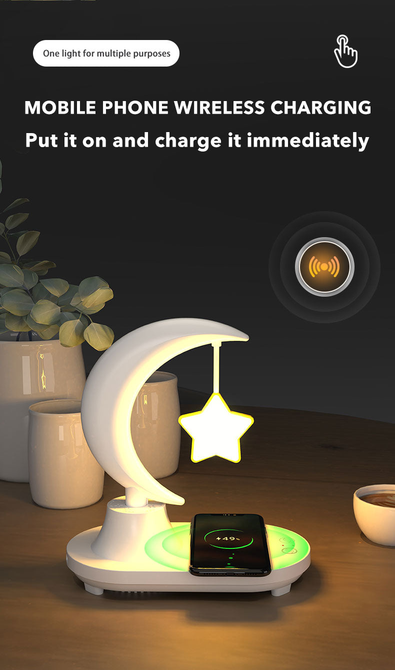 Avtoit | Moon Star Wireless Charging Night Lamp