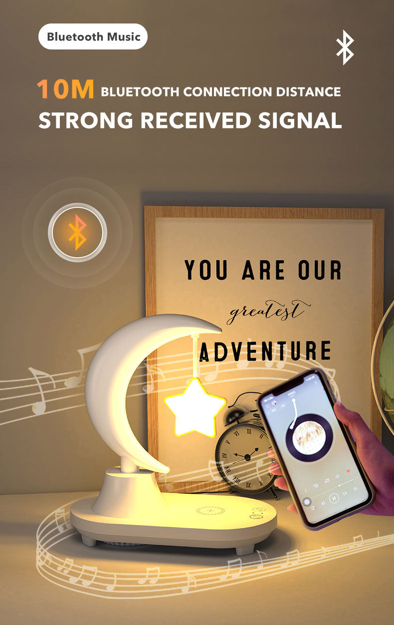 Avtoit | Moon Star Wireless Charging Night Lamp