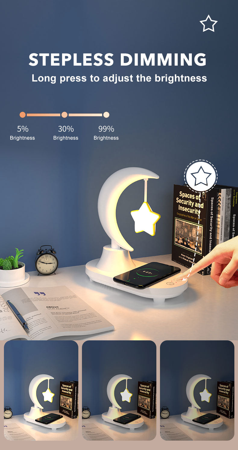 Avtoit | Moon Star Wireless Charging Night Lamp