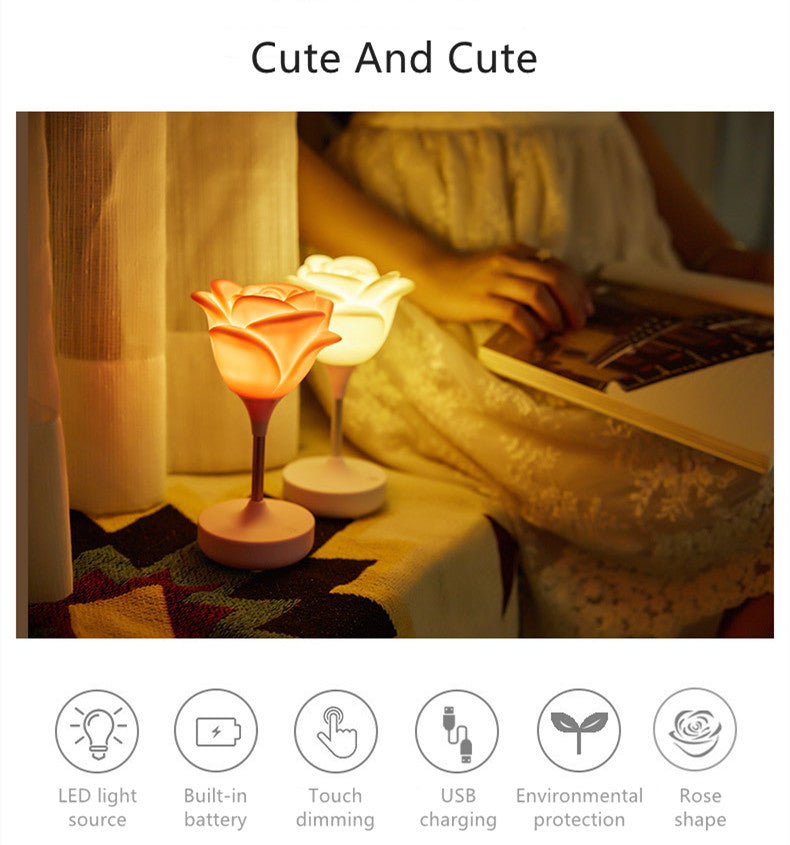 Avtoit | Rose Flower Romantic Touch Night Light