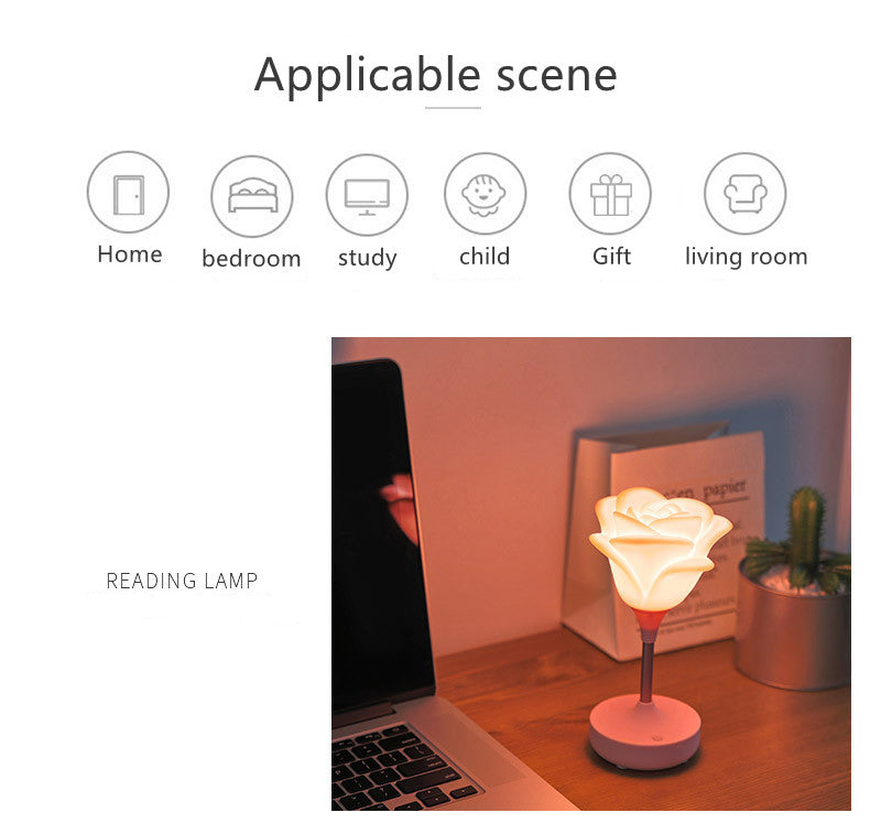 Avtoit | Rose Flower Romantic Touch Night Light