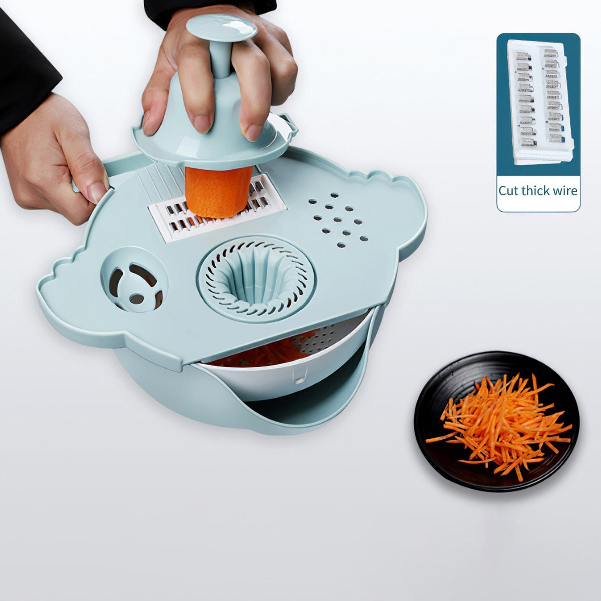 Avtoit | All-in-One Drain Basket Vegetable Grater