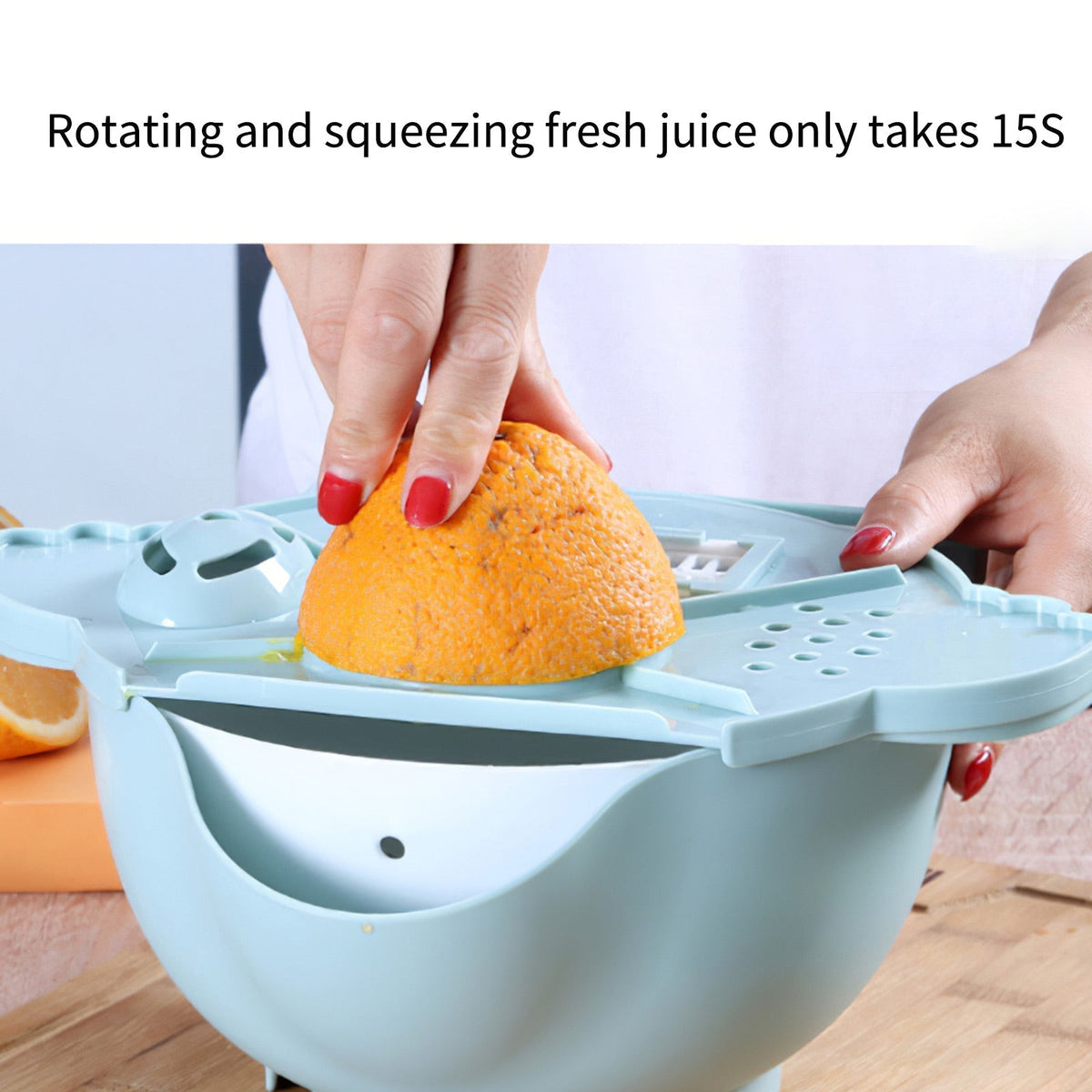 Avtoit | All-in-One Drain Basket Vegetable Grater