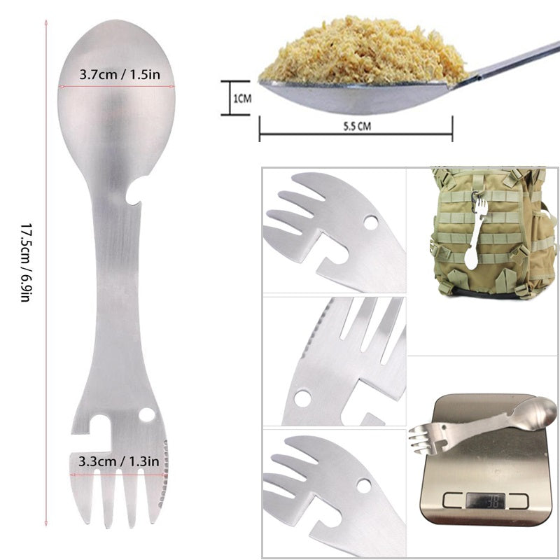 Avtoit | Stainless Steel Multifunctional Bottle Opener Spork