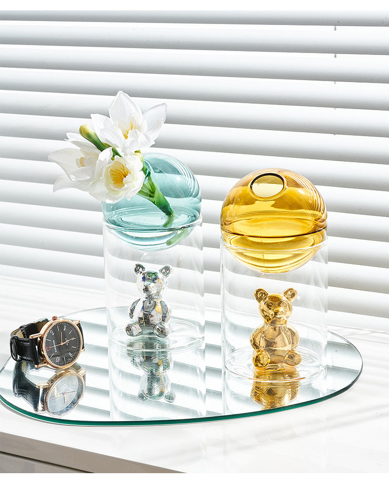 Avtoit | Transparent Double Glass Terrarium Art Vase