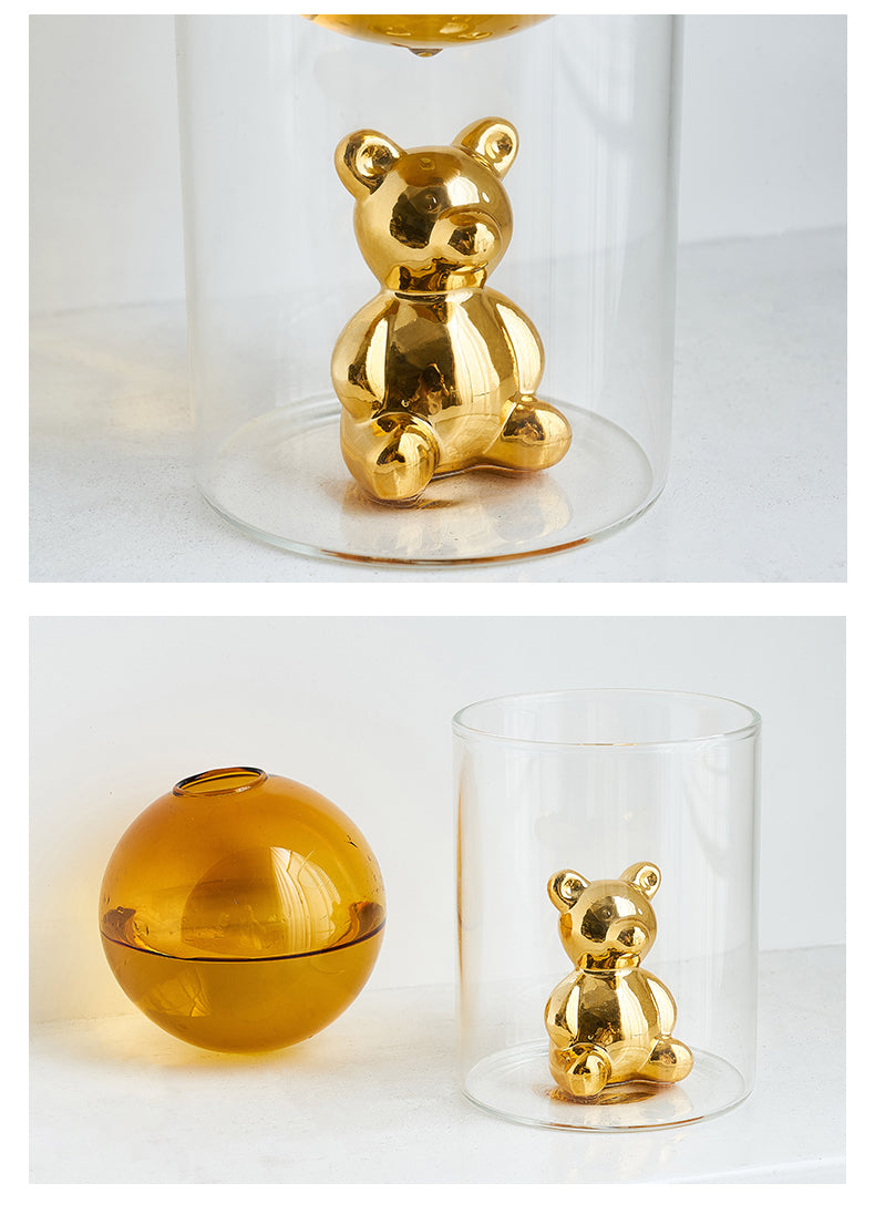 Avtoit | Transparent Double Glass Terrarium Art Vase