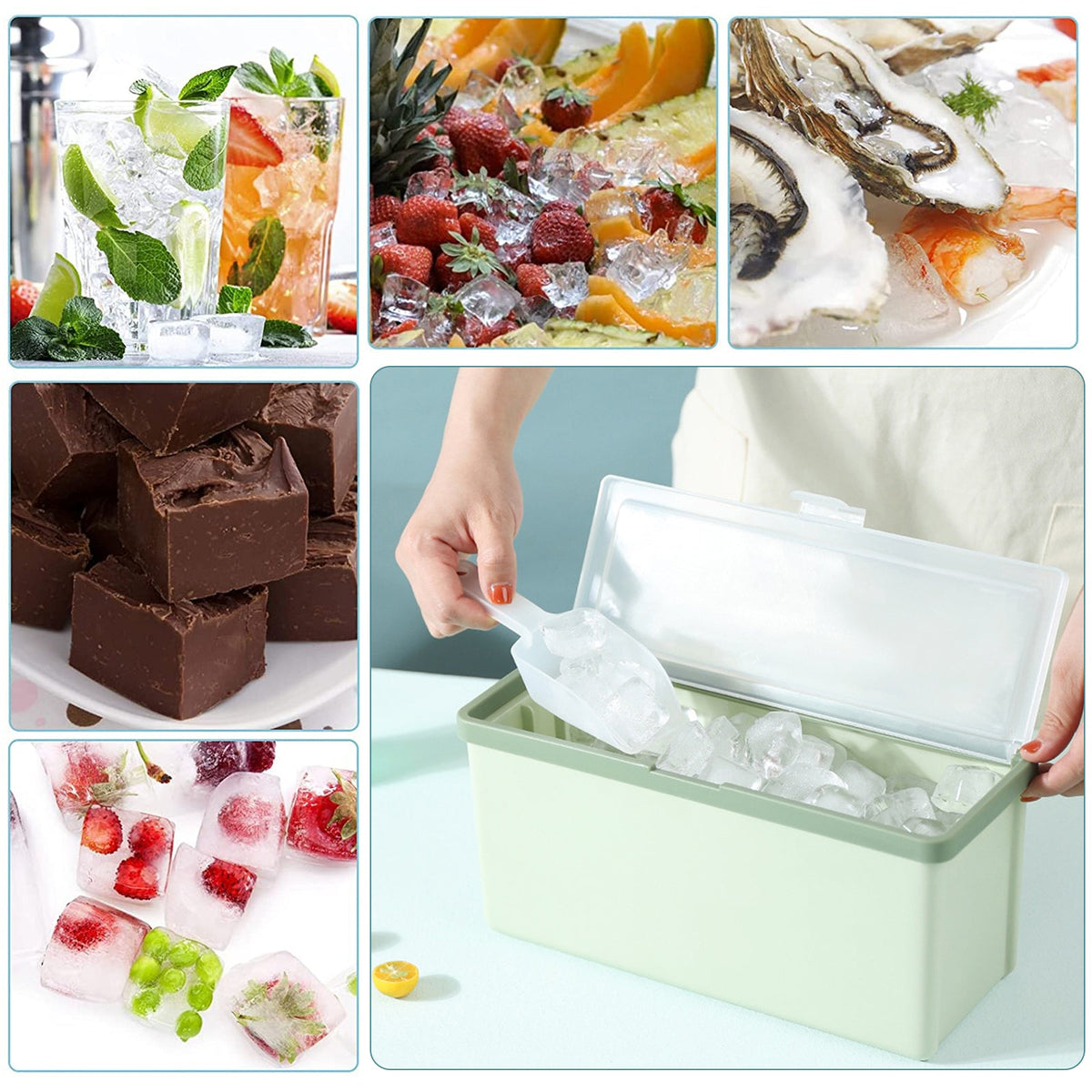Avtoit | Three-Layer Ice Cube Tray Box