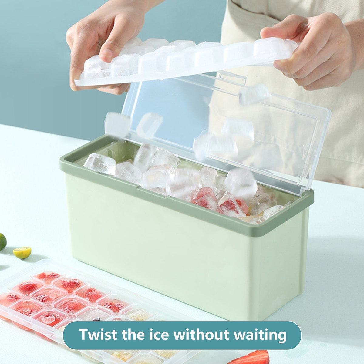 Avtoit | Three-Layer Ice Cube Tray Box