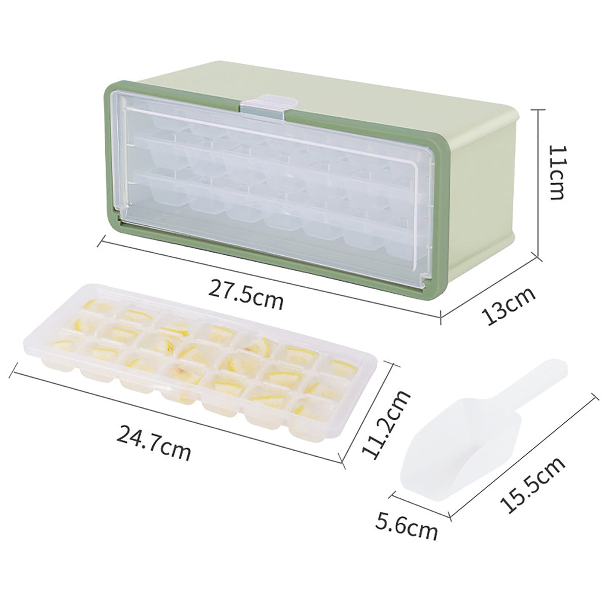Avtoit | Three-Layer Ice Cube Tray Box