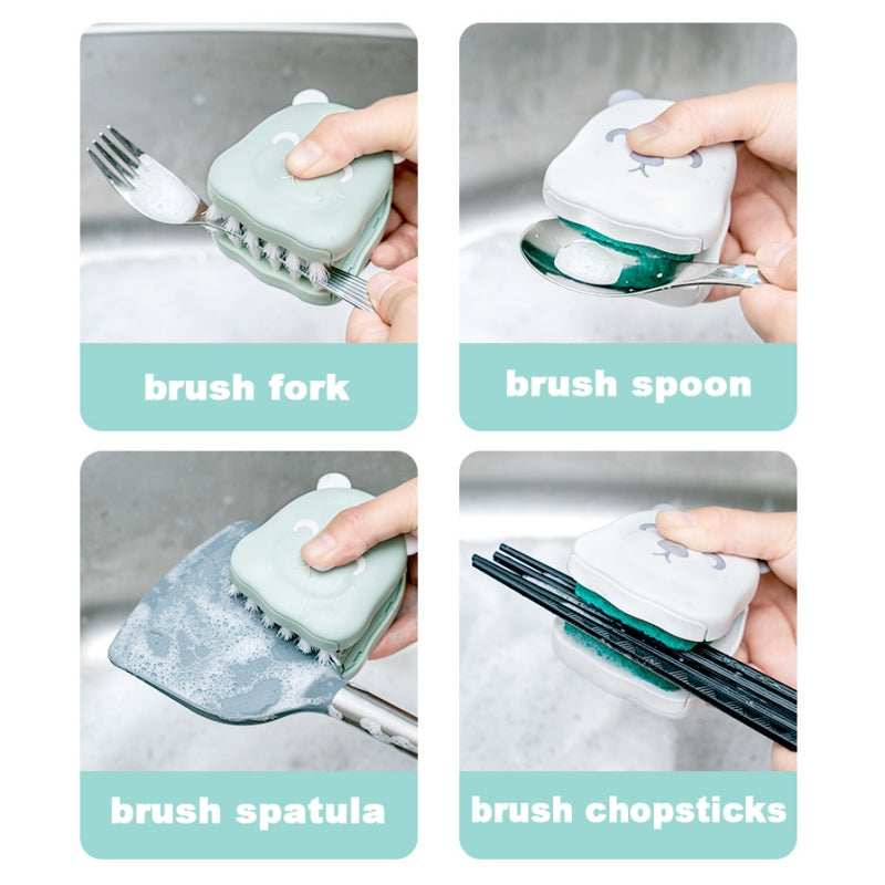 Avtoit | Two-Sided Kitchen Knife Cleaning Brush