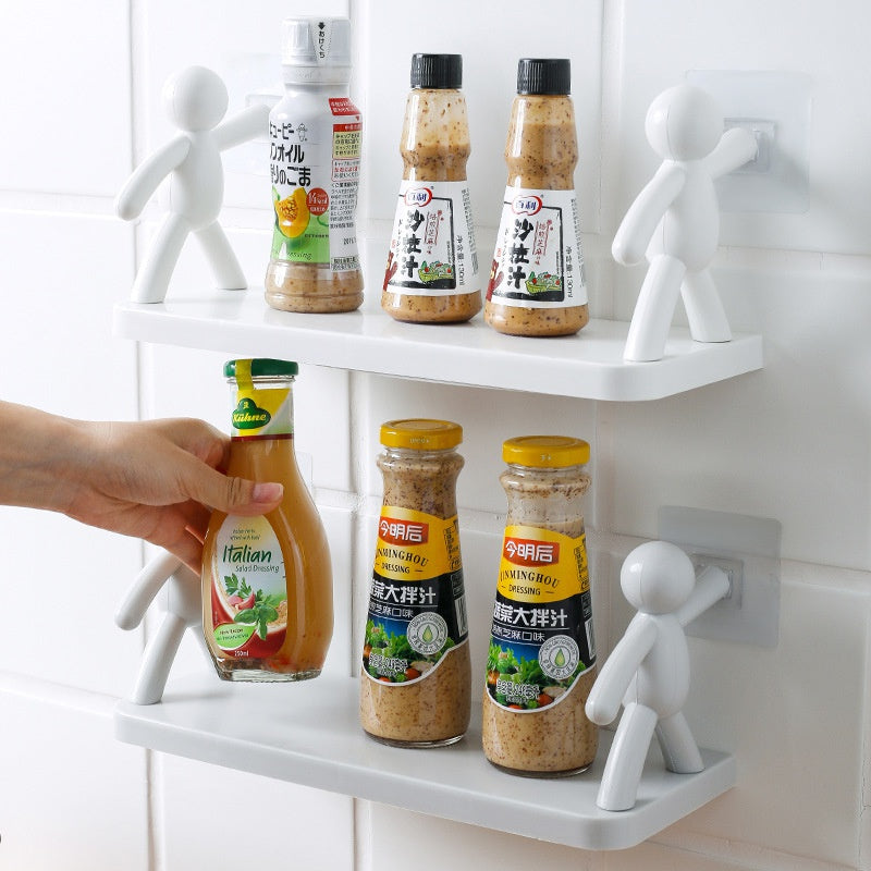 Avtoit | Punch-Free Human Figure Bathroom Shelf
