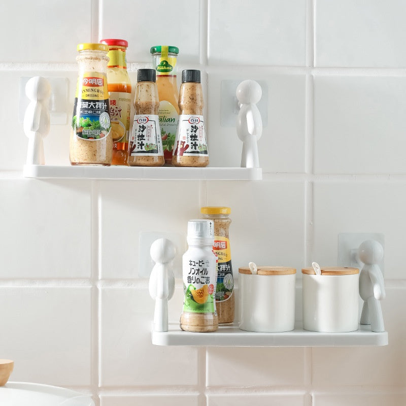 Avtoit | Punch-Free Human Figure Bathroom Shelf