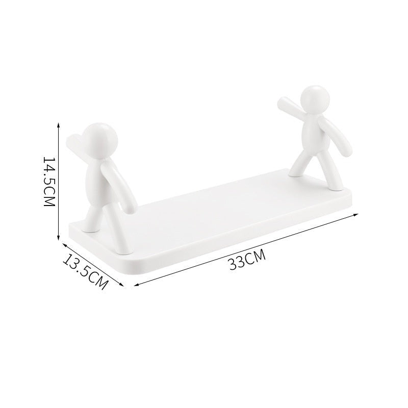 Avtoit | Punch-Free Human Figure Bathroom Shelf
