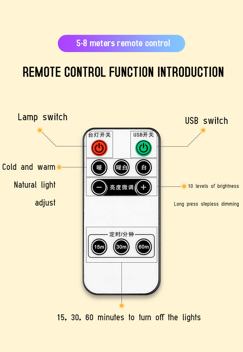 Avtoit | Remote Control Luminous Night Light