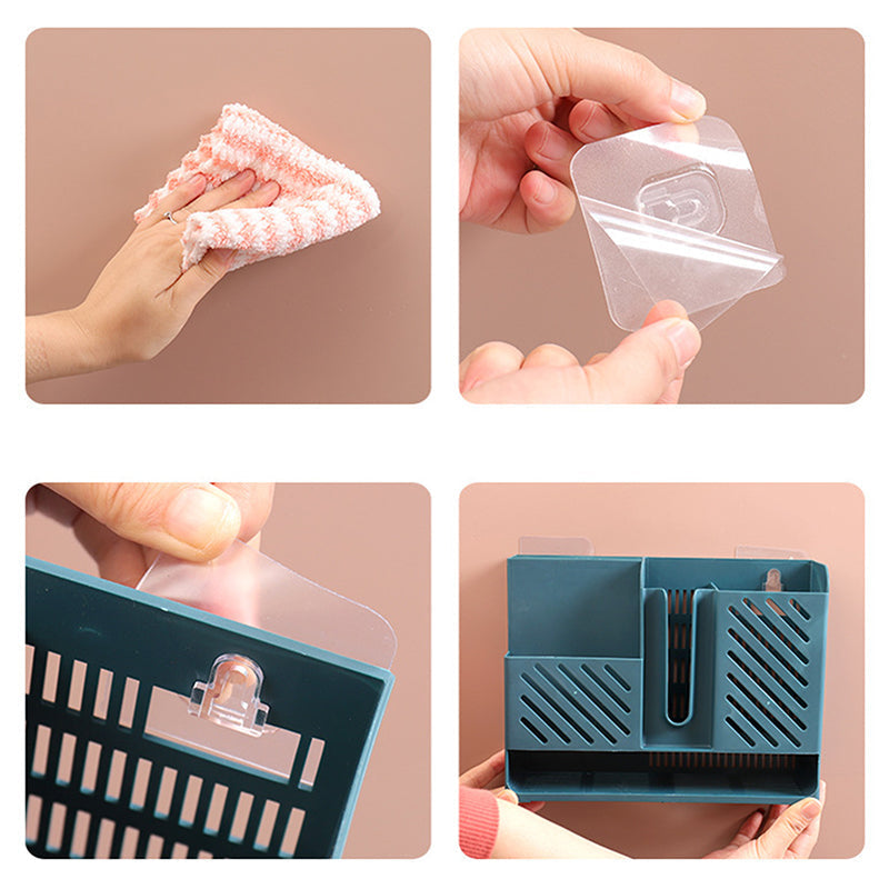 Avtoit | Wall-Mounted Kitchen Cutlery Drainer Storage