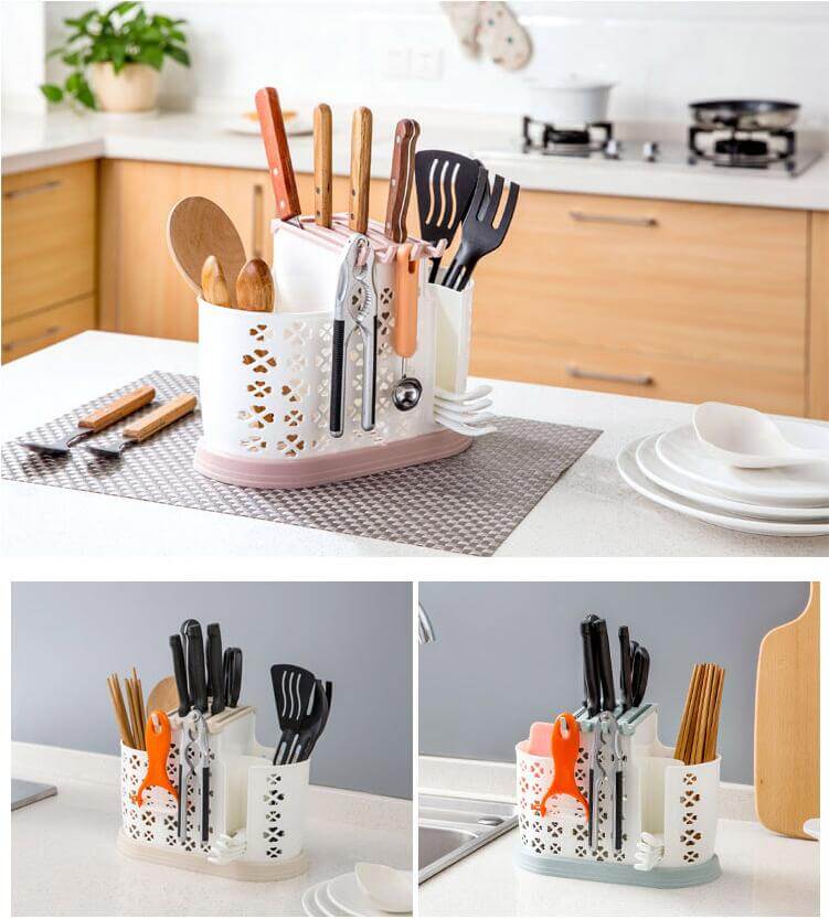 Avtoit | Kitchen Chopsticks Cage Spoon Storage Box