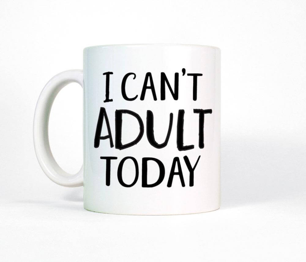 Avtoit | I Can't Adult Today Funny Mug
