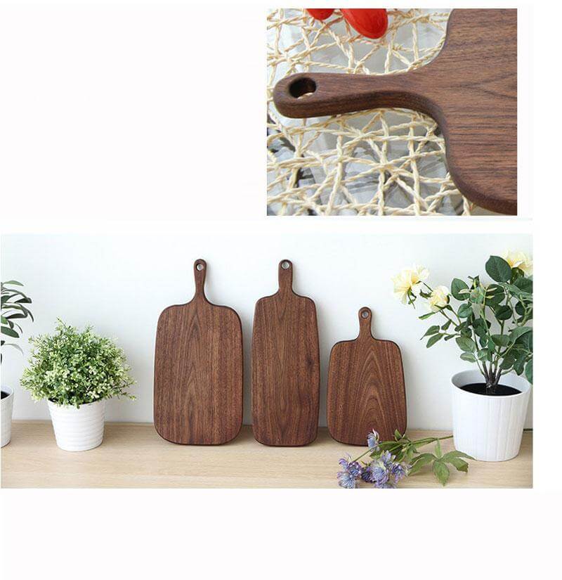 Avtoit | Japanese-style Walnut/Beech special-shaped Solid Wood Cutting Board