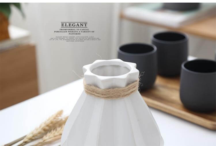 Avtoit | Modern Europe Brief Matt Diamond Porcelain Ceramic Vase