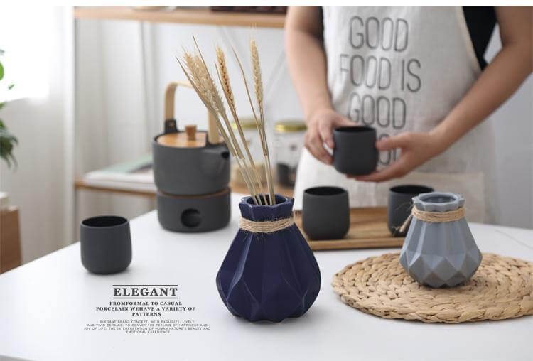 Avtoit | Modern Europe Brief Matt Diamond Porcelain Ceramic Vase