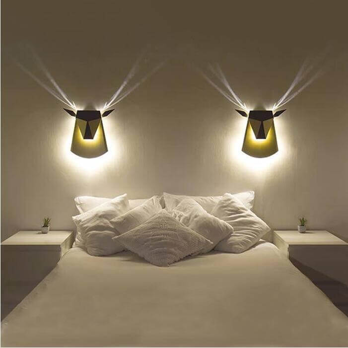 Avtoit | Modern Creative Led Deer Shaped Wall Lamps
