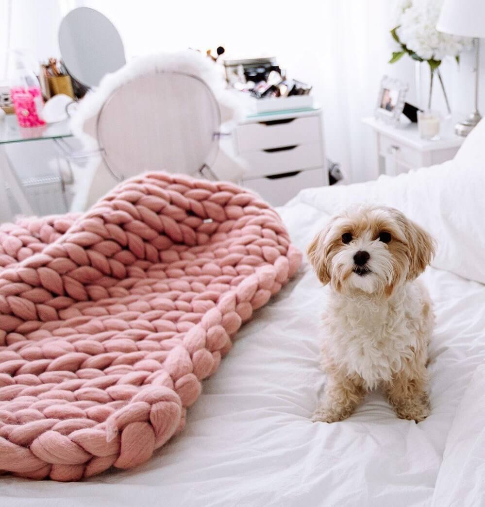Avtoit | Thick Line Sofa Knitted Blanket