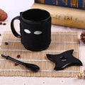 Avtoit | Creative Ninja Ceramic Mug with Mask Sword and Spoon